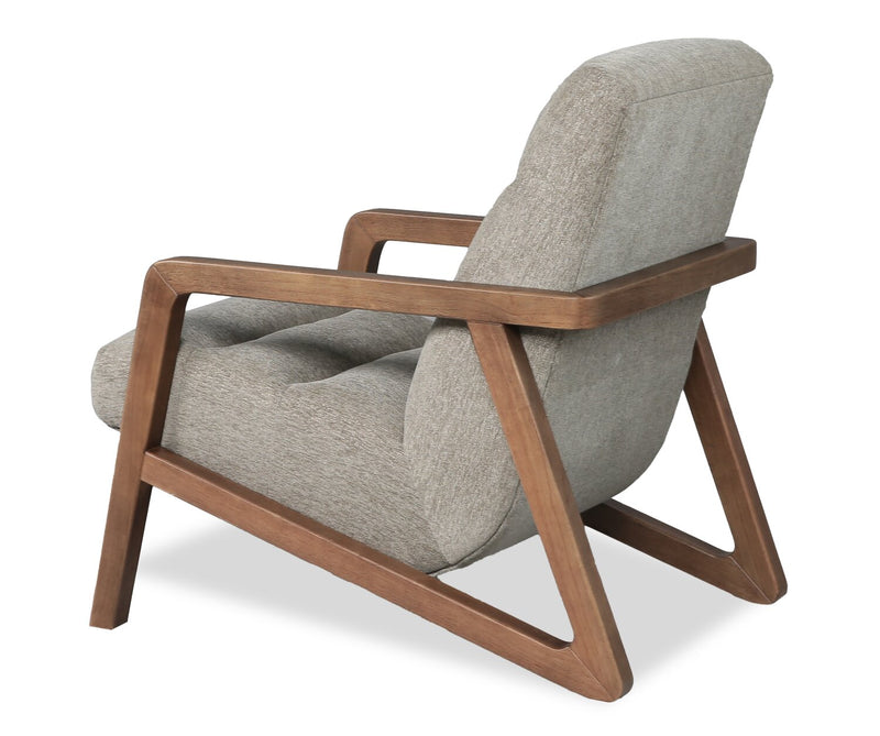 Cove 28\" Chenille Fabric Accent Chair – Green 