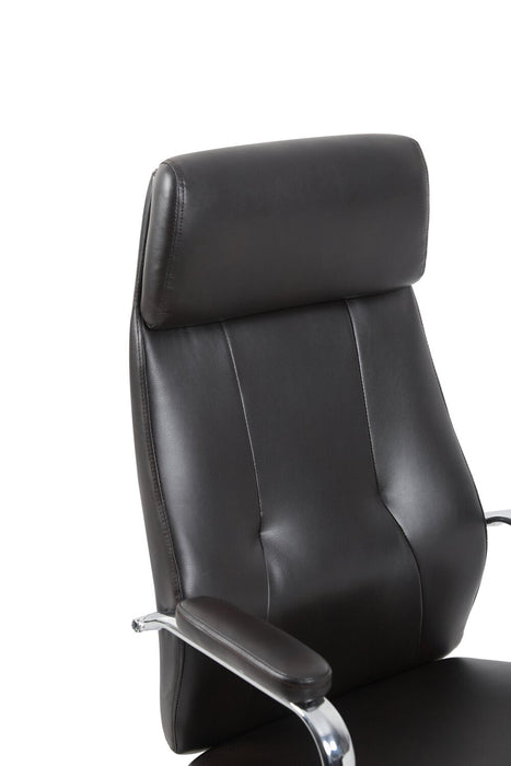 Steadman 24.4\" Office Chair - Dark Brown