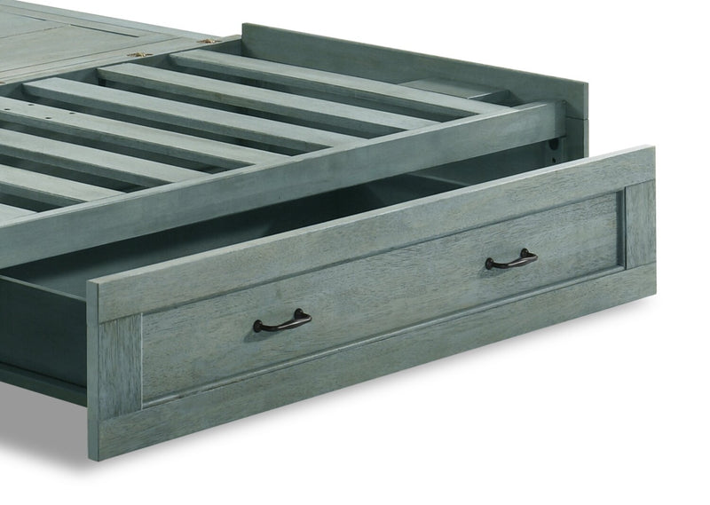 Parker Cabinet Bed - Blue