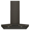 KitchenAid 36\" Wall-Mount 4-Speed Canopy Range Hood – Black Ore - KVWC736SBE