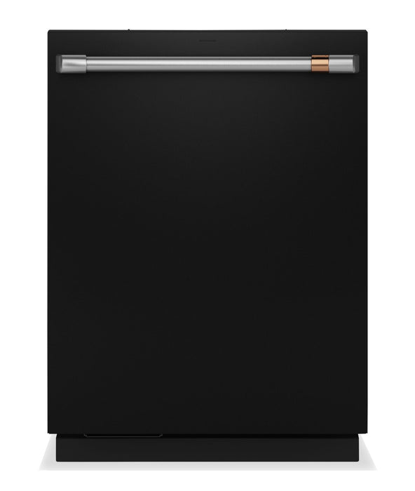 Café 24\" 39 dBA Smart Dishwasher with Ultra Wash Top Rack - Matte Black - CDT888P3VD1