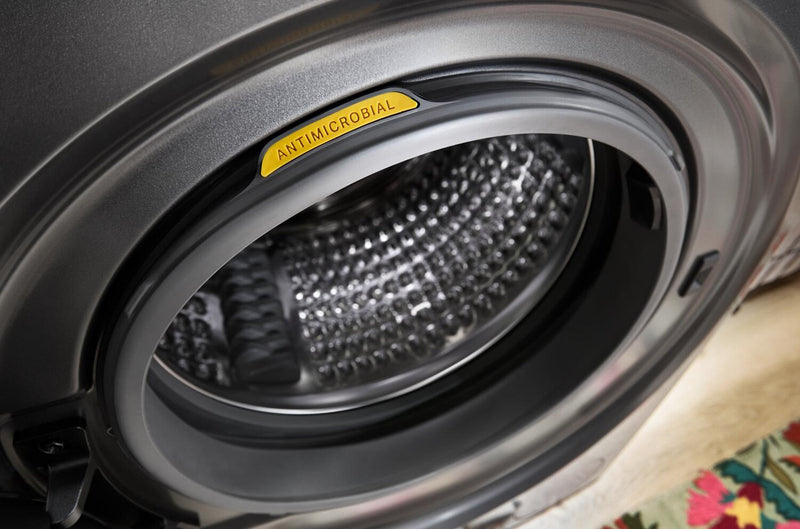 Whirlpool 3.2 Cu. Ft. Washer and Electric 4.3 Cu. Ft. Dryer - Black - YWFH5424SJ