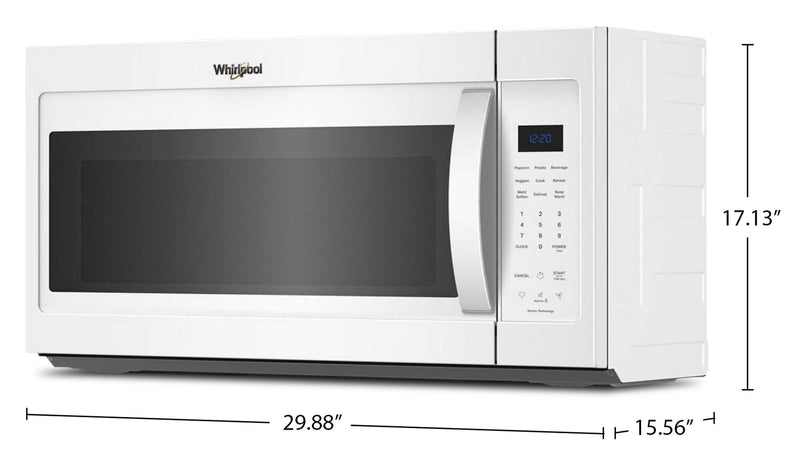 Whirlpool 1.9 Cu. Ft. Over the Range Microwave with Sensor Cooking - White - YWMMS3230SW