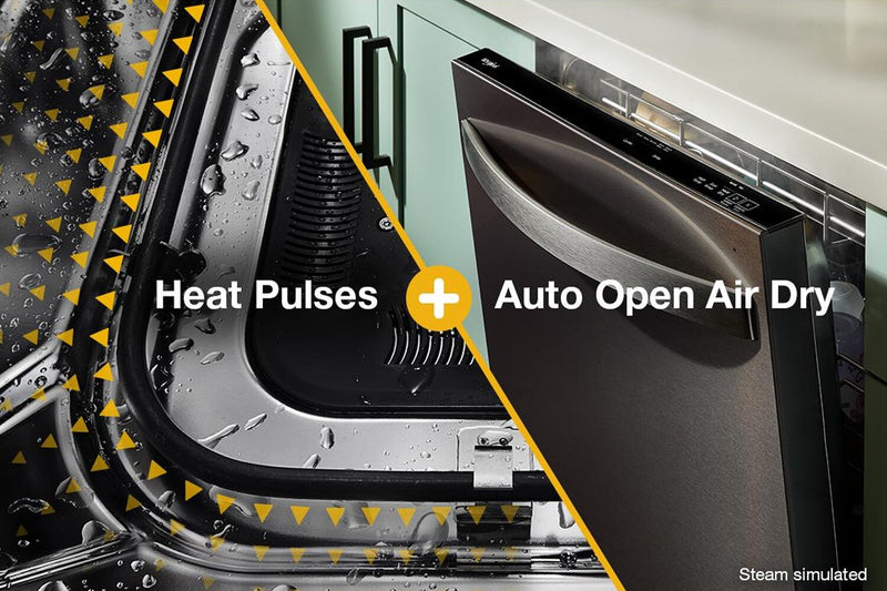 Whirlpool 24\" 47 dBA Built-In Dishwasher - Fingerprint Resistant Black Stainless Steel - WDTS8024SV