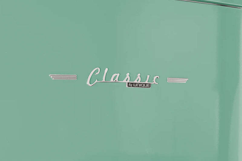 Unique Classic Retro 28\" 17 Cu Ft. Bottom Mount Refrigerator - Turquoise - UNQ-455L T AC