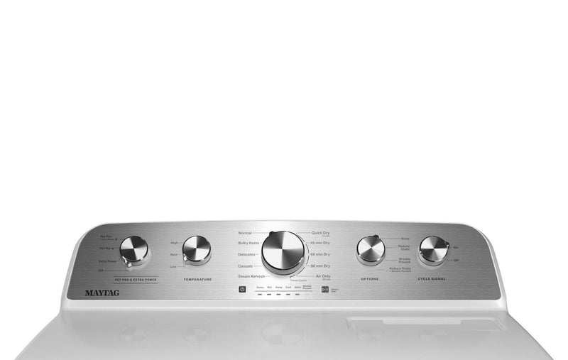 Maytag 7.0 Cu Ft. Gas Dryer with Pet Pro Option – White - MGD5605RW