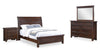 Sonoma 6pc Bedroom Set with Bed, Dresser, Mirror & Nightstand, Mango Brown - Full Size