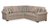 Scott Living Haven 3-Piece Right-Facing Chenille Fabric Sleeper Sectional - Taupe