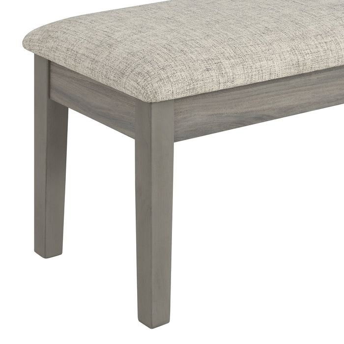 Cove Storage Dining Bench - Grey