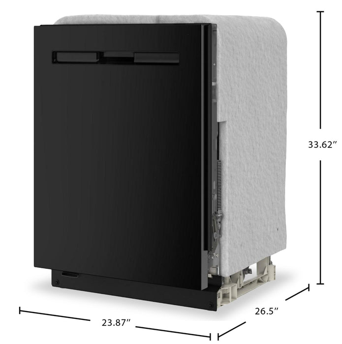 Maytag 24\" 47 dBA Buit-In Top Control Dishwasher – Black - MDPS7024SB