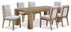 Lotus 7-Piece Upholstered Dining Set