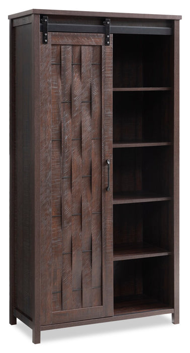 Sienna 33.5\" Accent Storage Cabinet with Sliding Door - Dark Oak