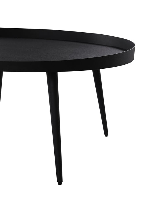 Vaughn 29\" Modern Coffee Table – Black 