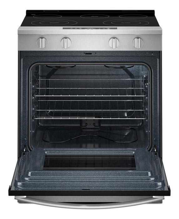 Whirlpool 30\" 5.3 Cu. Ft. Electric Smart Range with No Preheat Mode – Stainless Steel - YWSES3330TS