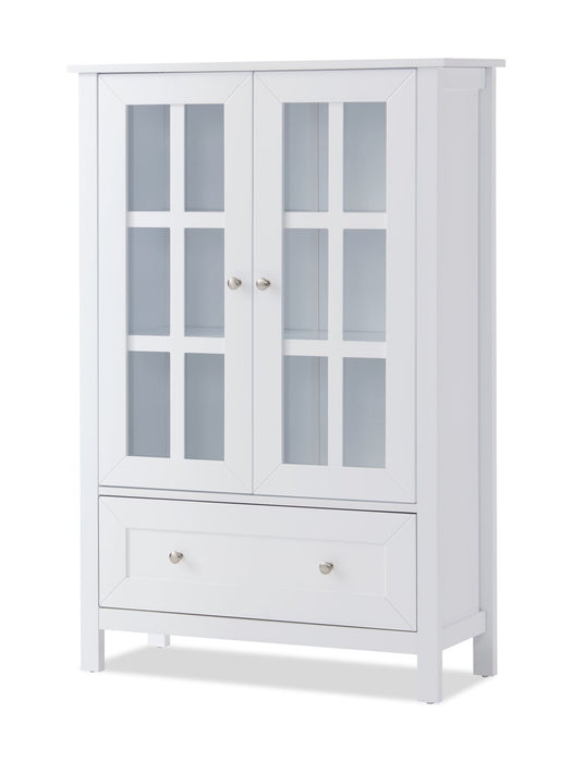 Tessa 31.5\" Storage Accent Cabinet – White 