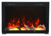 Venus 28\" Essential Built-In Electric Fireplace - Black