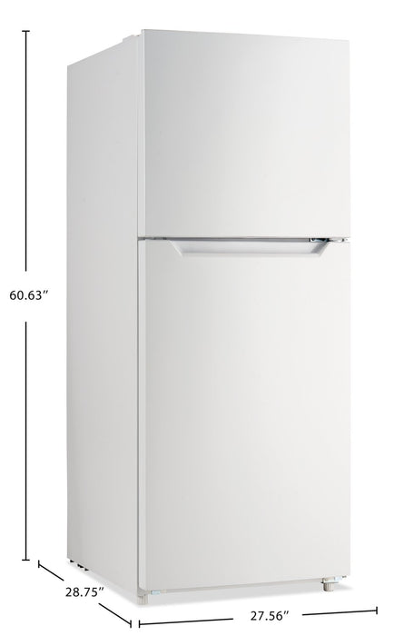 Danby 27.56” 14.2 Cu. Ft. Apartment Size Top Mount Fridge - White - DFF142E1WDB