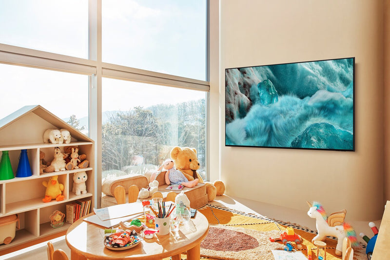 SAMSUNG 55\" Q7F QLED 4K UHD Vision AI Smart Tizen OS TV (QN55Q7FAAFXZC) - 2025 Model