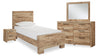 Derekson 6-Piece Twin Bedroom Package - Light