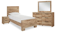 Derekson 6-Piece Twin Bedroom Package - Light 