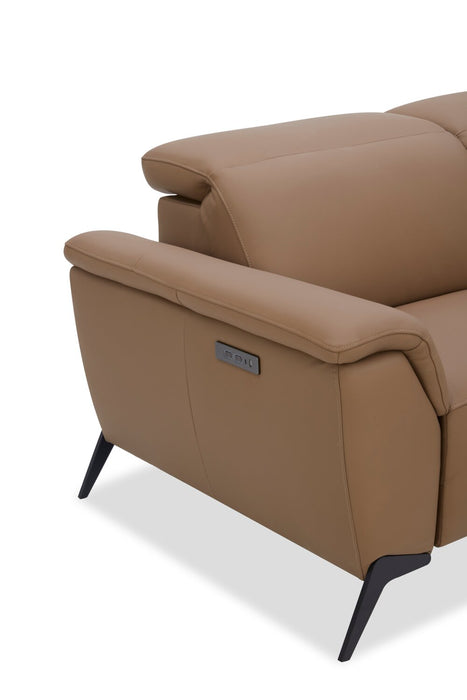 Valencia 5-Piece Right-Facing Power Reclining Sectional - Blanca Macha