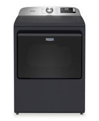 Maytag 7.4 Cu. Ft. Top Load Gas Dryer with Advanced Moisture Sensing – Midnight Steel - MGD6205RF 