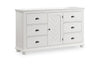 Ella Bedroom 6-Drawer & Cabinet Dresser, 63