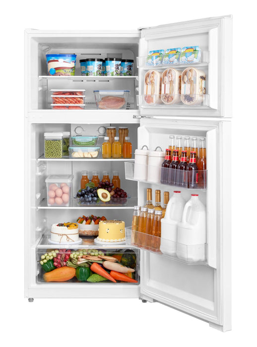 Danby 27.56” 14.2 Cu. Ft. Apartment Size Top Mount Fridge - White - DFF142E1WDB