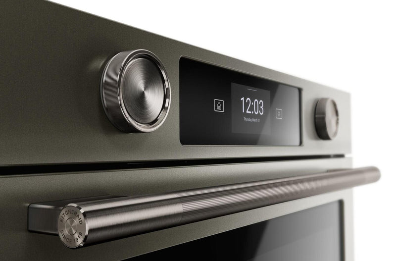 KitchenAid 30\" Smart Electric Single Wall Oven - Black Ore - KOES730SBE