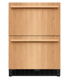 KitchenAid 24\" 4.4 Cu. Ft. Undercounter Double-Drawer Refrigerator – Panel Ready - KURT524SPA