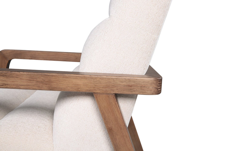 Cove 28\" Chenille Fabric Accent Chair – Taupe 