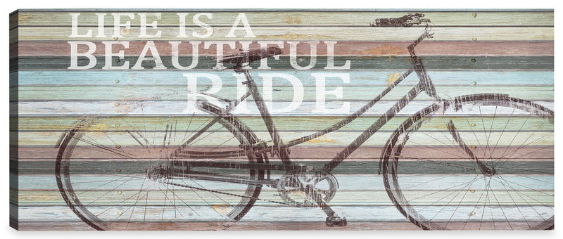 Beautiful Life Canvas Artwork - 20\" x 48\"