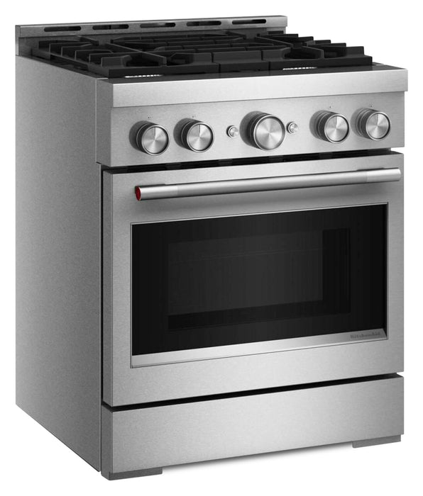 KitchenAid 4.1 Cu. Ft. Gas Range with No Preheat Air Fry Mode – Stainless Steel - KFGS930SSS