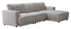 Voyage Modular 3-Piece Right-Facing Fabric Sectional with Removable Back Cushions – Taupe