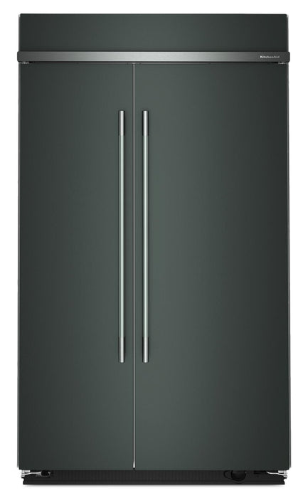 Kitchenaid 48\" 29.4 Cu. Ft. Built-In Side-by-Side Refrigerator – Juniper - KBSN748SJP