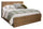 ["Henri Panel Bed with Headboard & Frame, Wood, Brown - King Size"]