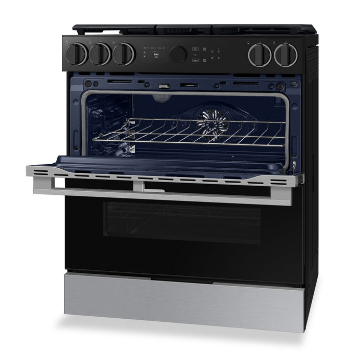 Samsung 6.3 Cu. Ft. Gas Slide-In Range with Flex Duo™ - Stainless Steel - NSY6DG8550SRAC