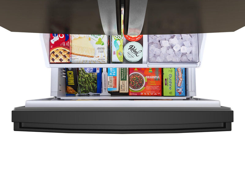 Whirlpool 36\" 24 Cu. Ft. True Counter Depth French Door Refrigerator – Black Stainless Steel - WRFC3036RV