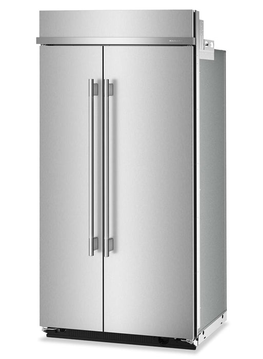 Kitchenaid 42\" 25.5 Cu. Ft. Built-In Side-by-Side Refrigerator – Stainless Steel - KBSN742SPS