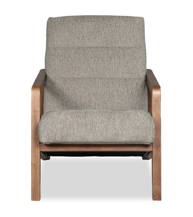 Cove 28\" Chenille Fabric Accent Chair – Green 