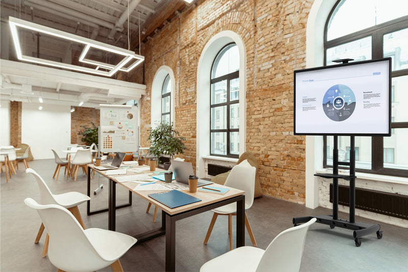 Kanto Rolling TV Cart for 55\" – 86\" TVs 