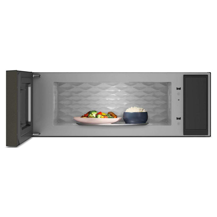 KitchenAid 1.1 Cu. Ft. Smart Low-Profile Over-the-Range Microwave - Black Ore - YKMML550RBE