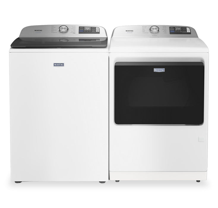 Maytag 6.0 Cu. Ft. Top-Load Washer and 7.4 Cu. Ft. Pet Pro Electric Dryer – White 
