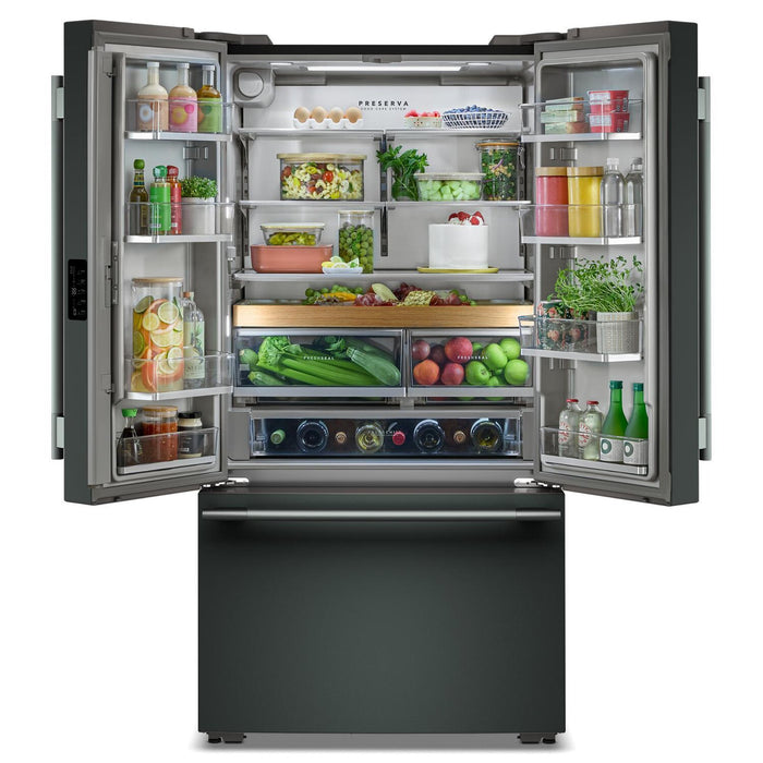 KitchenAid 36\" 24 Cu. Ft. Counter-Depth French Door Refrigerator - Juniper - KRFC236SJP
