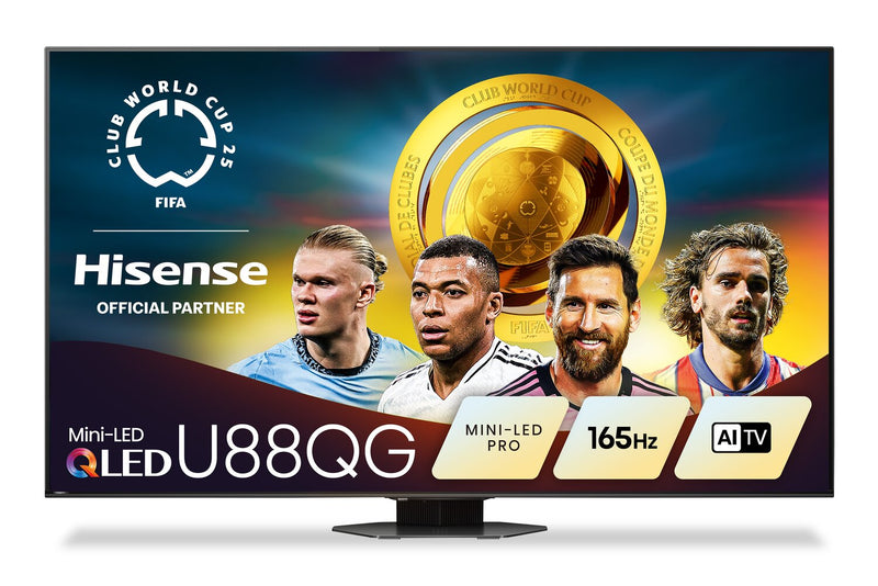 HISENSE 65\" U88QG Mini-LED Pro QLED 4K UHD AI Smart Google TV (65U88QG) - 2025 Model