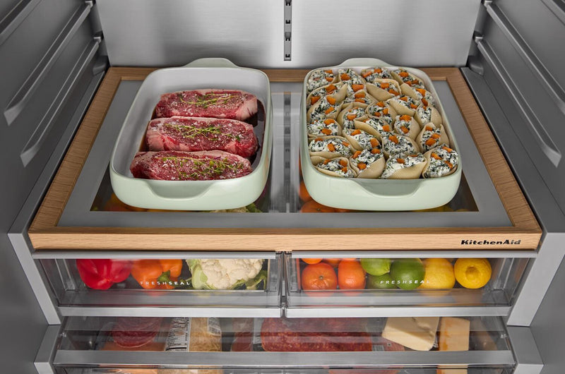 KitchenAid 30 Cu. Ft. French Door Refrigerator - PrintShield Stainless Steel - KRFF436SPS