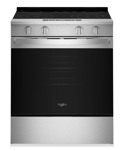 Whirlpool 30" 5.3 Cu. Ft. Smart Electric Range with Air Cooking - Stainless Steel - YWSES4530TZ | Cuisinière électrique Whirlpool de 5,3 pi³ et de 30 po avec cuisson à air - acier inoxydable - YWSES4530TZ | YWSES45Z