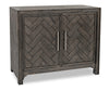 Keena Solid Wood Accent Cabinet - Grey