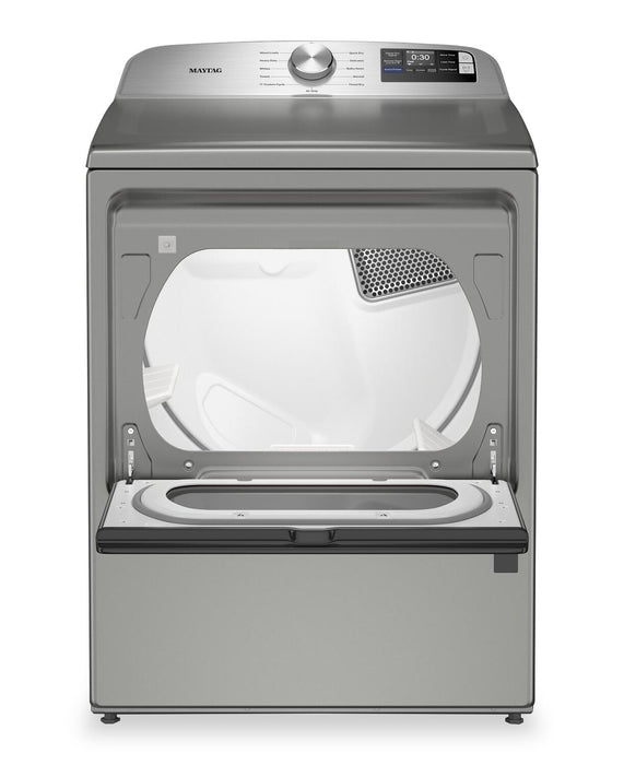 Maytag 7.4 Cu. Ft. Top Load Gas Dryer with Advanced Moisture Sensing – Radiant Silver - MGD6205RR