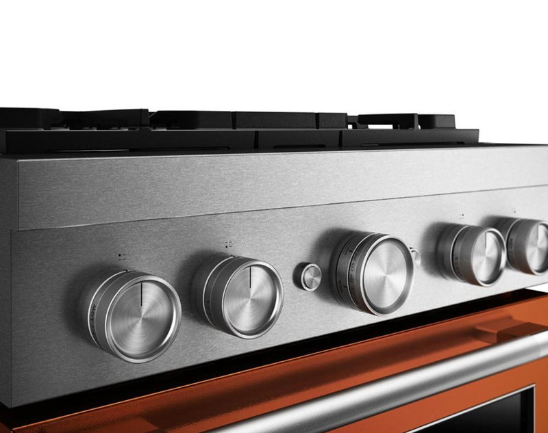 KitchenAid 4.1 Cu. Ft. Dual Fuel Range with No Preheat Air Fry Mode – Scorched Orange - KFDS930SSC